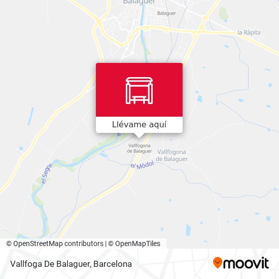 Mapa Vallfoga De Balaguer
