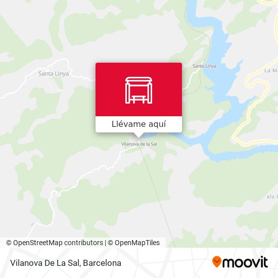 Mapa Vilanova De La Sal