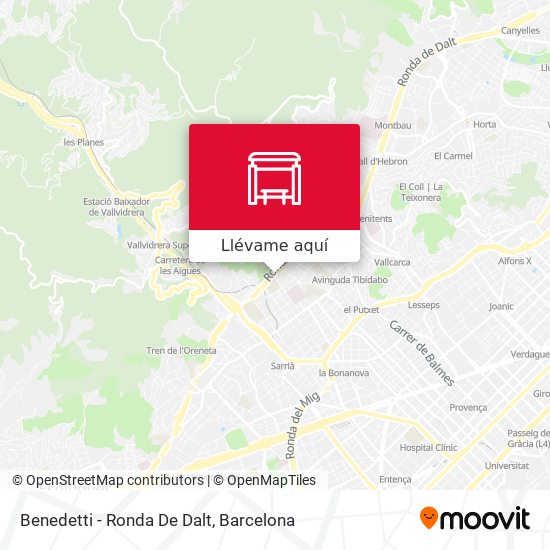 Mapa Benedetti - Ronda De Dalt