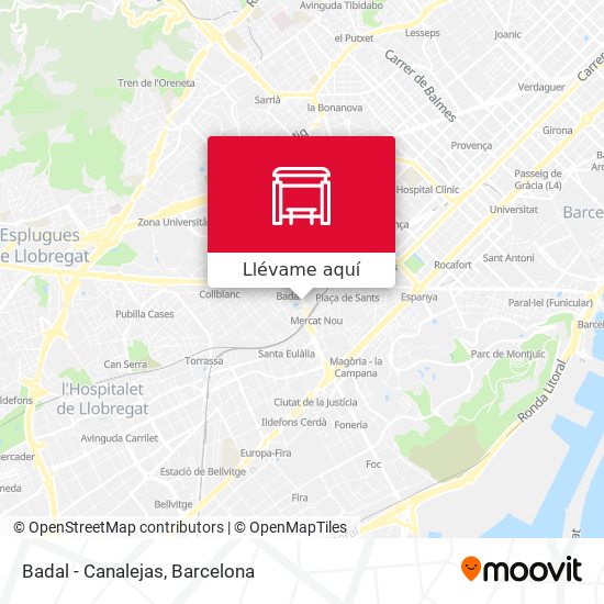 Mapa Badal - Canalejas