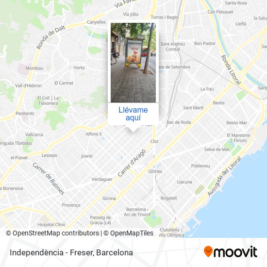 Mapa Independència - Freser