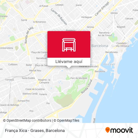 Mapa França Xica - Grases