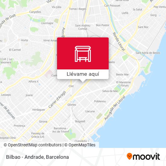 Mapa Bilbao - Andrade