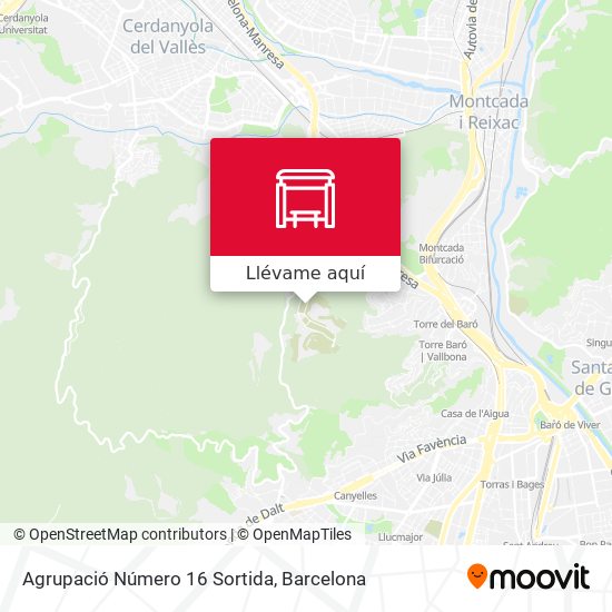 Mapa Agrupació Número 16 Sortida