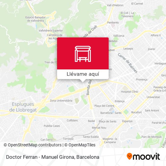 Mapa Doctor Ferran - Manuel Girona