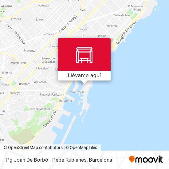Mapa Pg Joan De Borbó - Pepe Rubianes