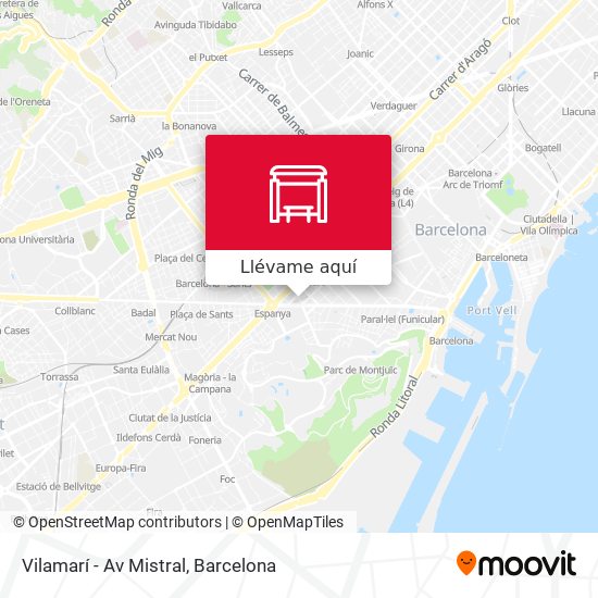 Mapa Vilamarí - Av Mistral