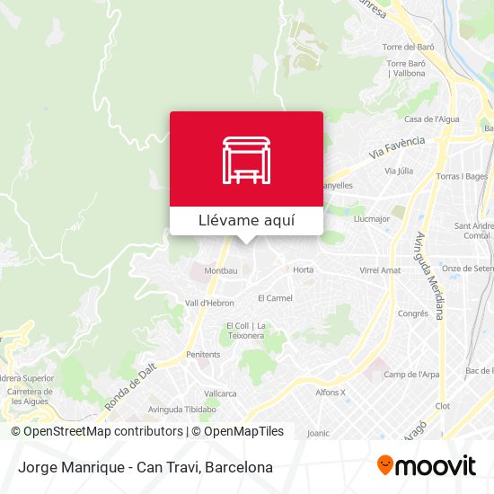 Mapa Jorge Manrique - Can Travi