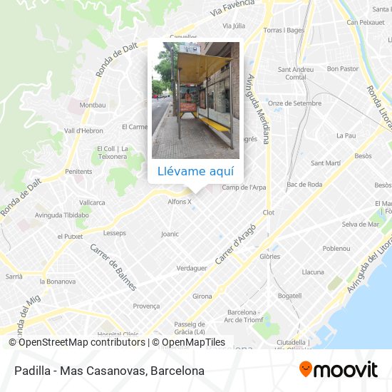 Mapa Padilla - Mas Casanovas