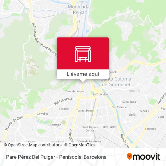 Mapa Pare Pérez Del Pulgar - Peníscola