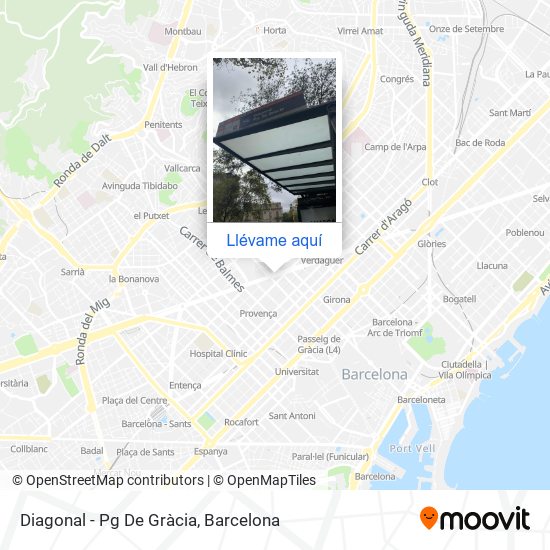 Mapa Diagonal - Pg De Gràcia