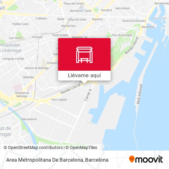 Mapa Area Metropolitana De Barcelona