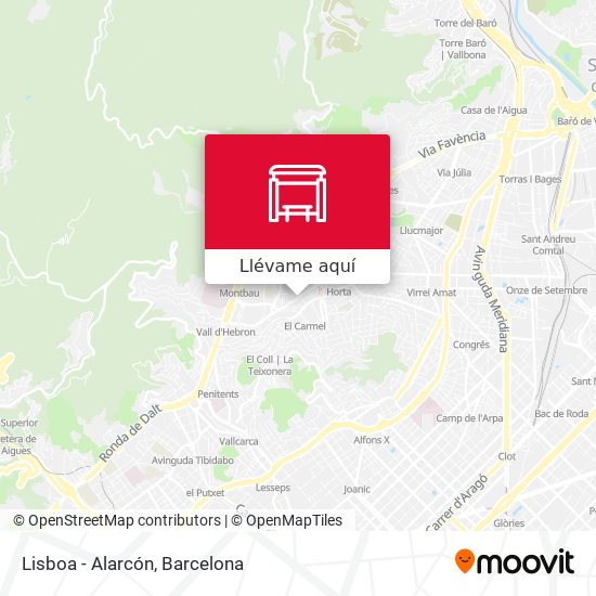 Mapa Lisboa - Alarcón