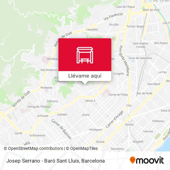 Mapa Josep Serrano - Baró Sant Lluís