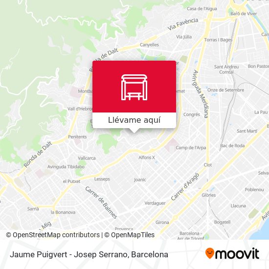 Mapa Jaume Puigvert - Josep Serrano
