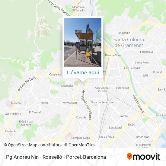 Mapa Pg Andreu Nin - Rosselló I Porcel