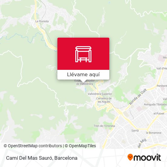 Mapa Camí Del Mas Sauró