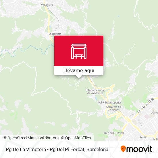 Mapa Pg De La Vimetera - Pg Del Pi Forcat