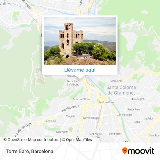 Mapa Torre Baró