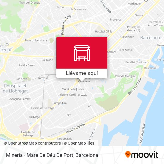 Mapa Mineria - Mare De Déu De Port