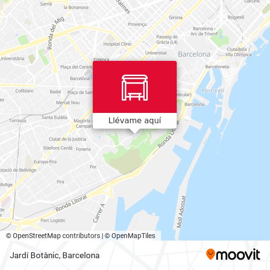 Mapa Jardí Botànic