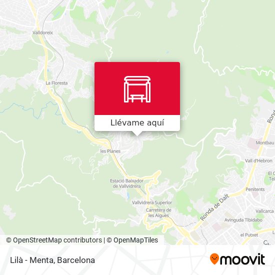 Mapa Lilà - Menta