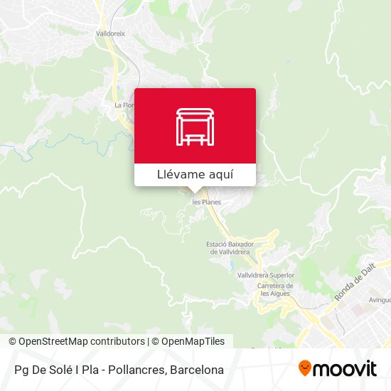 Mapa Pg De Solé I Pla - Pollancres