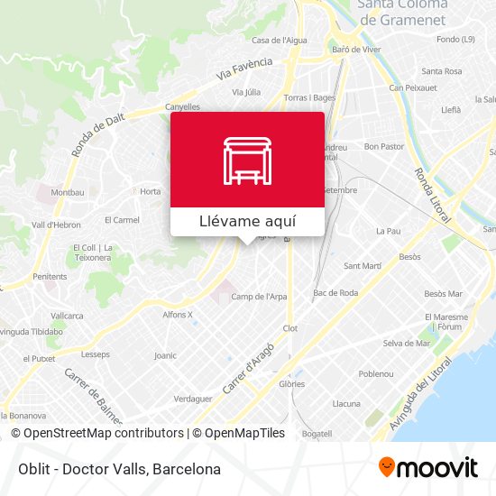Mapa Oblit - Doctor Valls