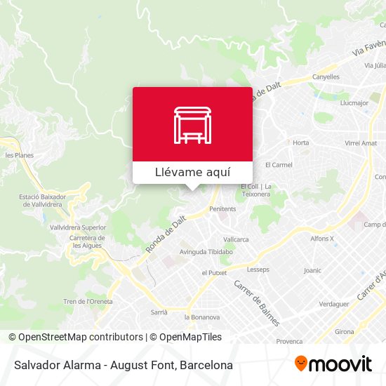 Mapa Salvador Alarma - August Font