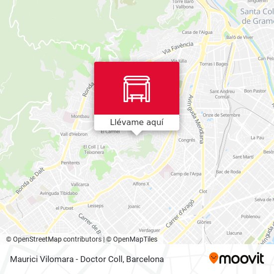 Mapa Maurici Vilomara - Doctor Coll
