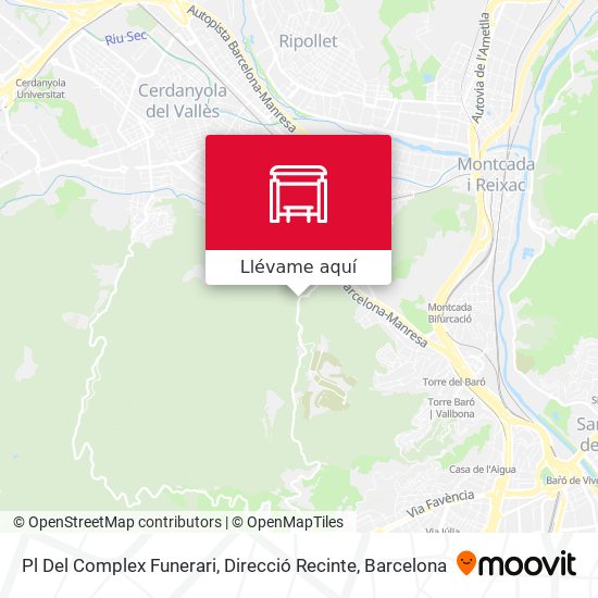 Mapa Pl Del Complex Funerari, Direcció Recinte