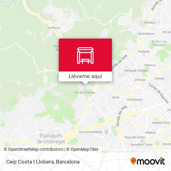 Mapa Ceip Costa I Llobera