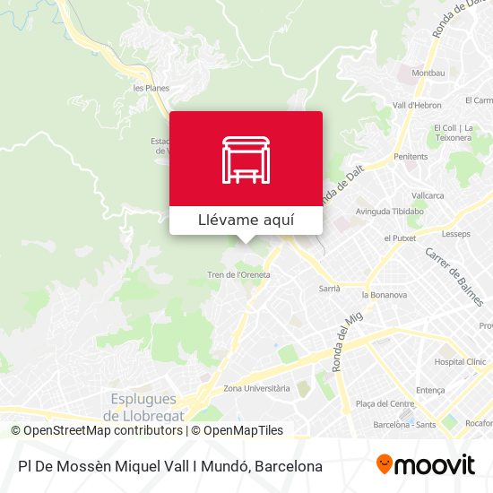 Mapa Pl De Mossèn Miquel Vall I Mundó
