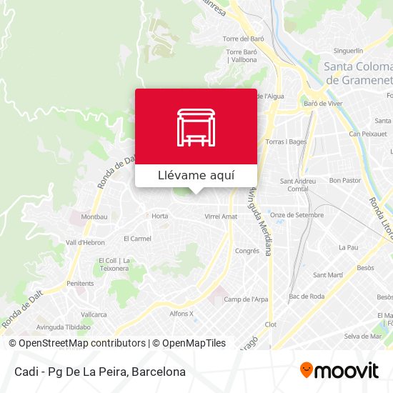Mapa Cadi - Pg De La Peira