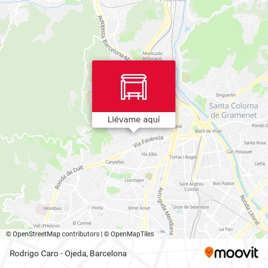 Mapa Rodrigo Caro - Ojeda