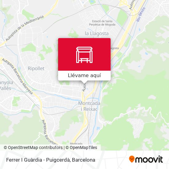 Mapa Ferrer I Guàrdia - Puigcerdà