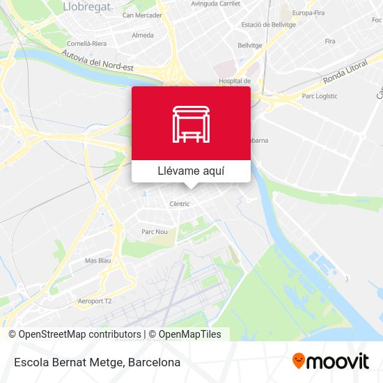 Mapa Escola Bernat Metge