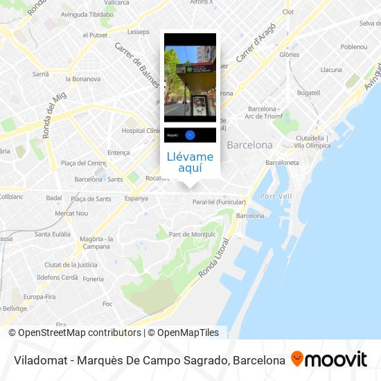 Mapa Viladomat - Marquès De Campo Sagrado