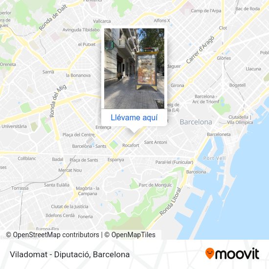 Mapa Viladomat - Diputació
