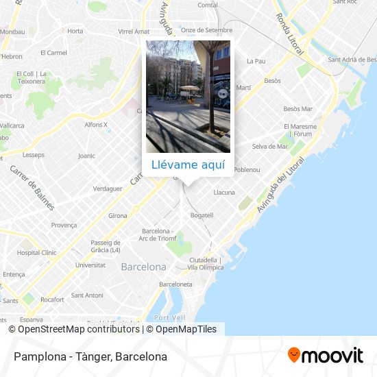 Mapa Pamplona - Tànger