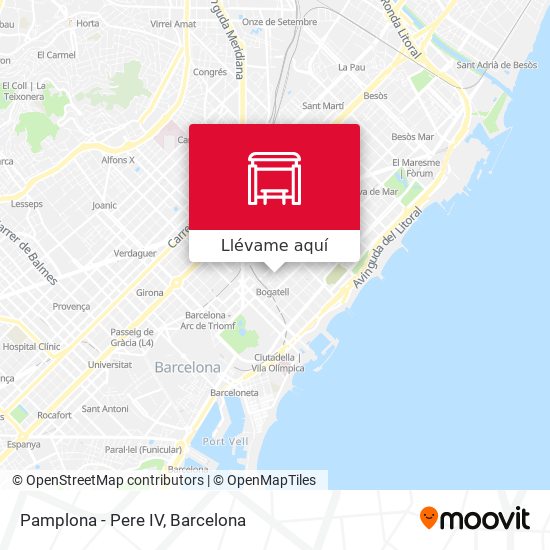 Mapa Pamplona - Pere IV