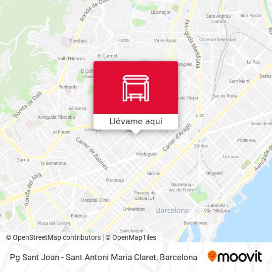 Mapa Pg Sant Joan - Sant Antoni Maria Claret