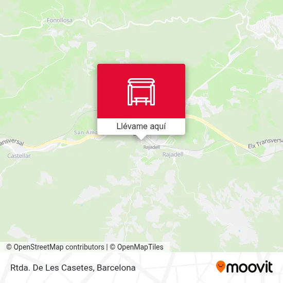 Mapa Rtda. De Les Casetes