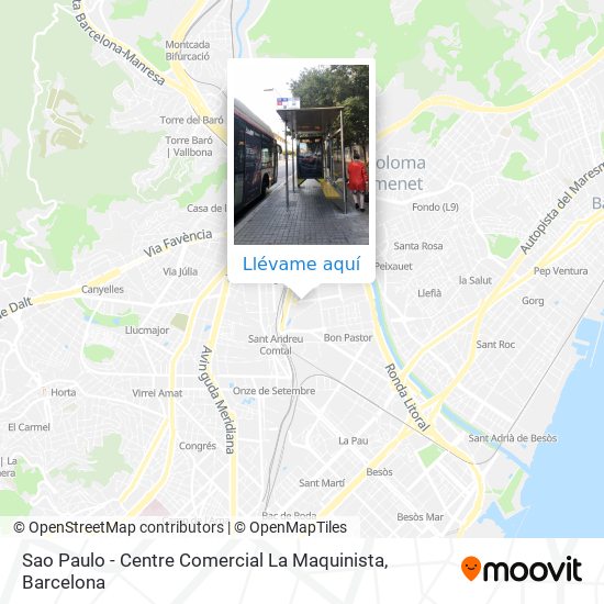 Mapa Sao Paulo - Centre Comercial La Maquinista