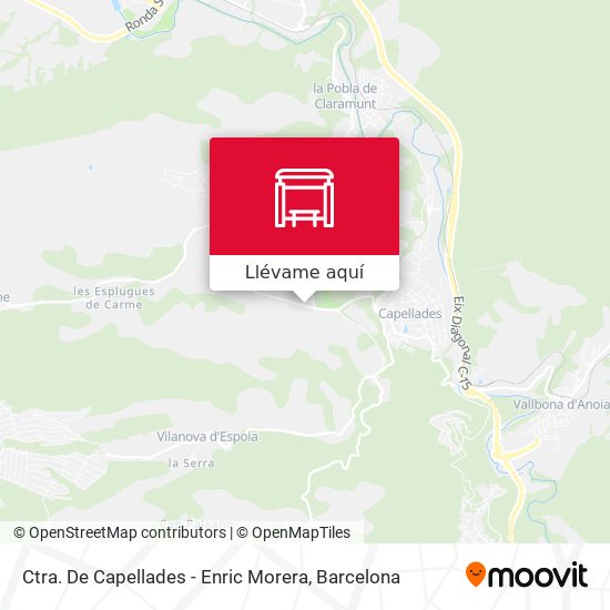 Mapa Ctra. De Capellades - Enric Morera