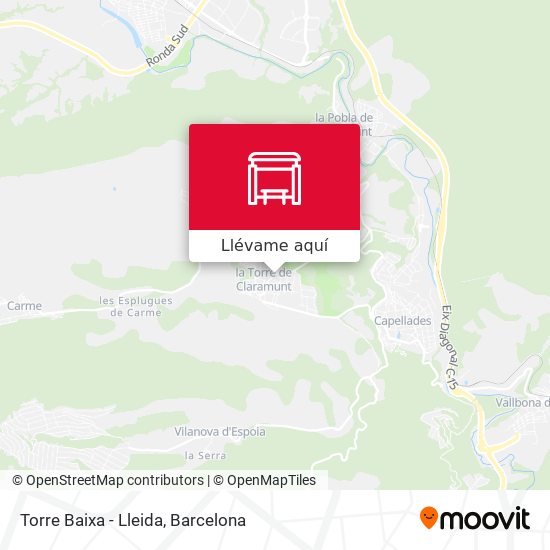 Mapa Torre Baixa - Lleida