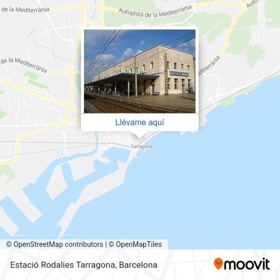 Mapa Estació Rodalies Tarragona