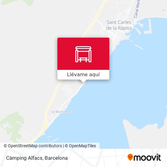 Mapa Càmping Alfacs