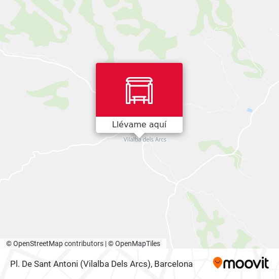 Mapa Pl. De Sant Antoni (Vilalba Dels Arcs)