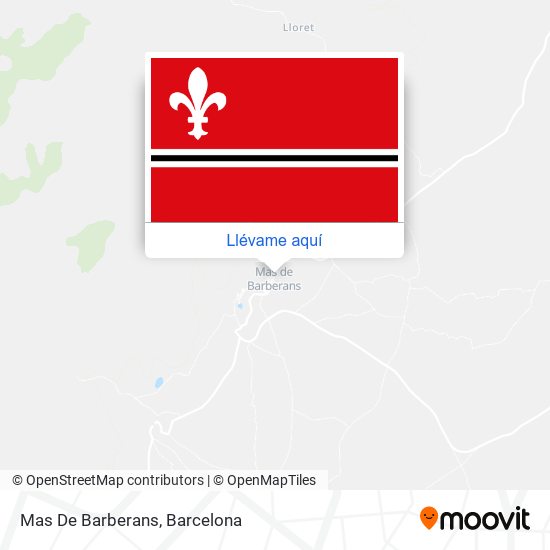 Mapa Mas De Barberans